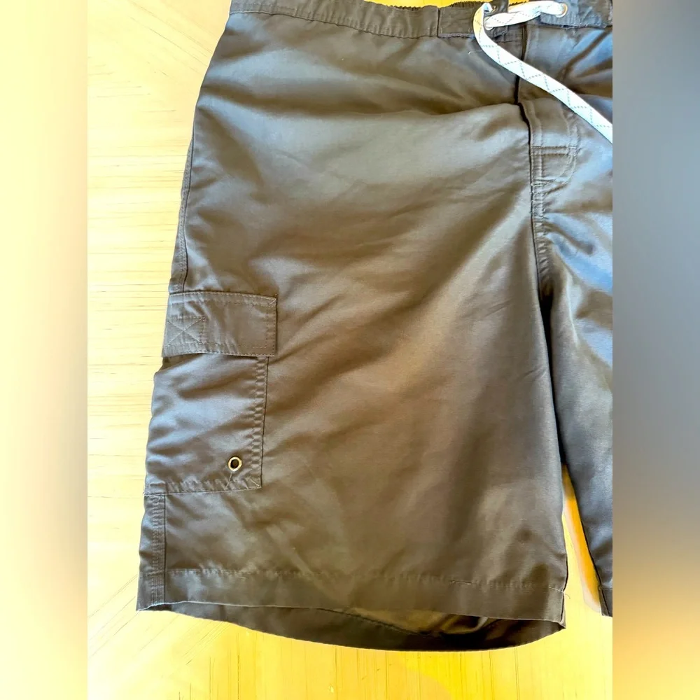 Merona Classic Cargo Board Shorts Swim Trunks Men’s Size XL